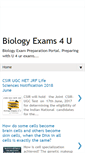 Mobile Screenshot of biologyexams4u.com
